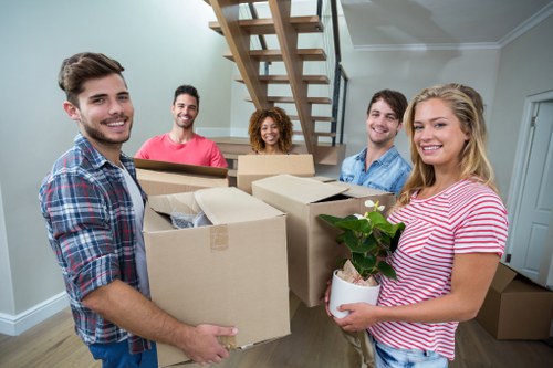 Barnes Removals team preparing for a safe home move