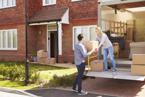Careful packing and protective wrapping used during a Barnes removal process
