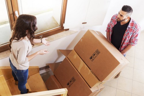 Barnes Removals team focusing on recycling and sustainable transport